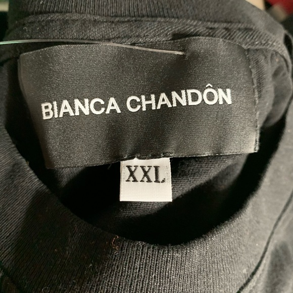 NWT Bianca Chandon 2XL black mechanic graphic tee - Picture 3 of 4